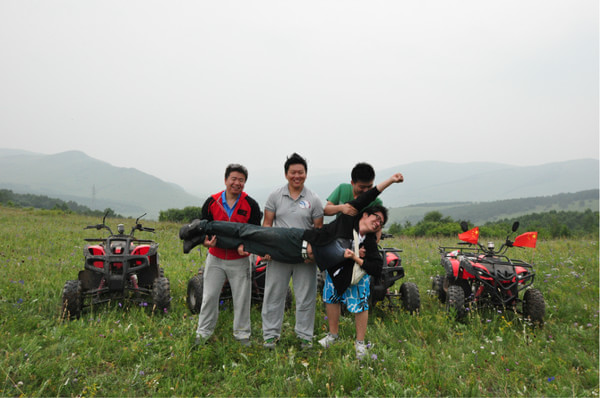 豐寧壩上說走就走--306室四個大男孩走起！！2013.08