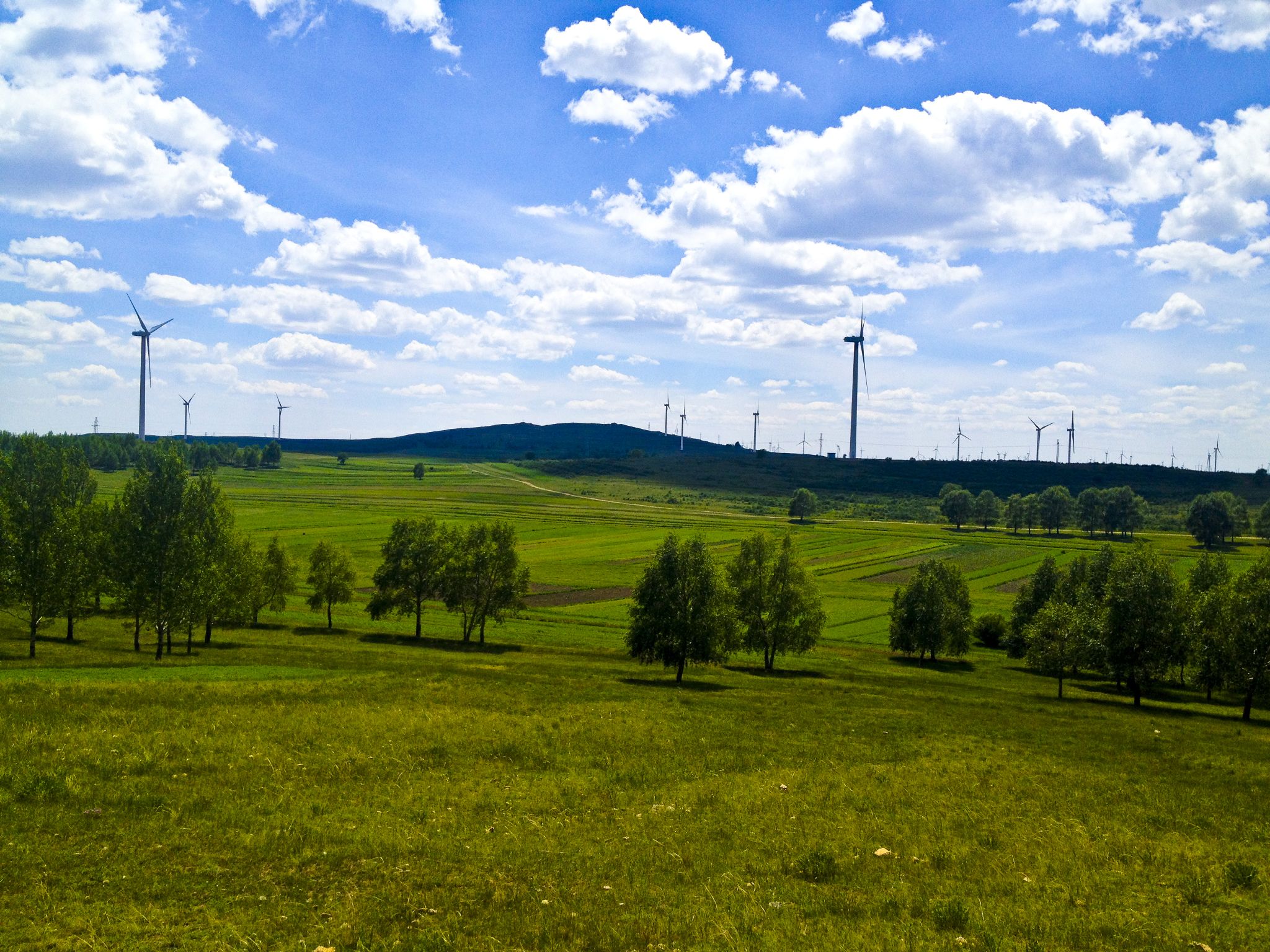 再一次行走在草沿天路上
