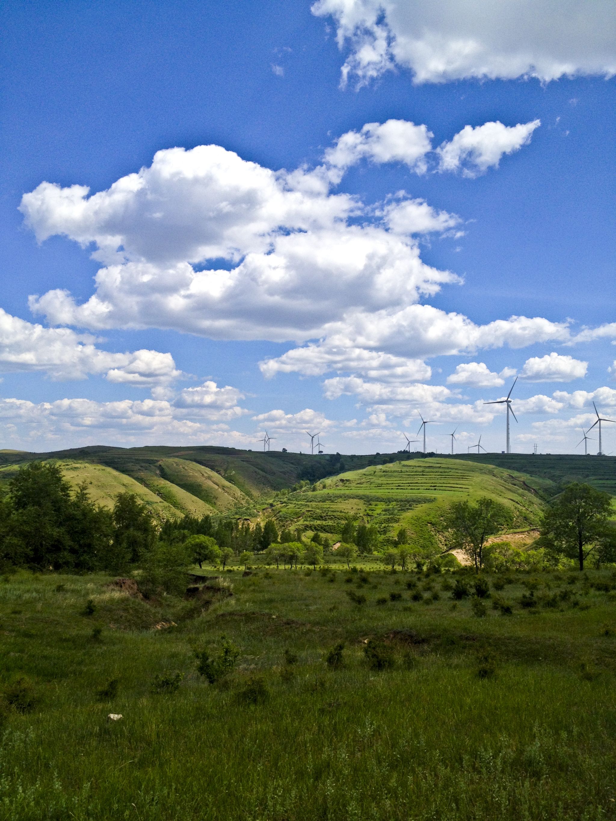 再一次行走在草沿天路上