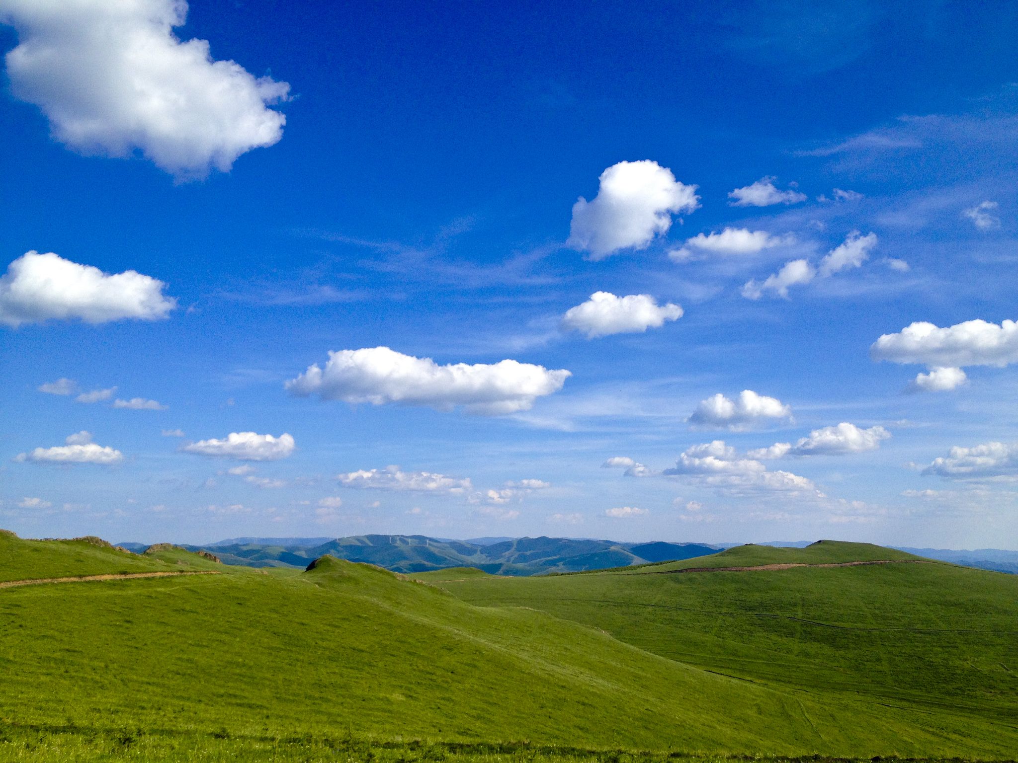 再一次行走在草沿天路上