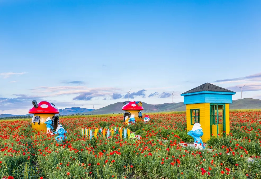 豐寧壩上天馬飛行小鎮(zhèn) 童話草原景區(qū)